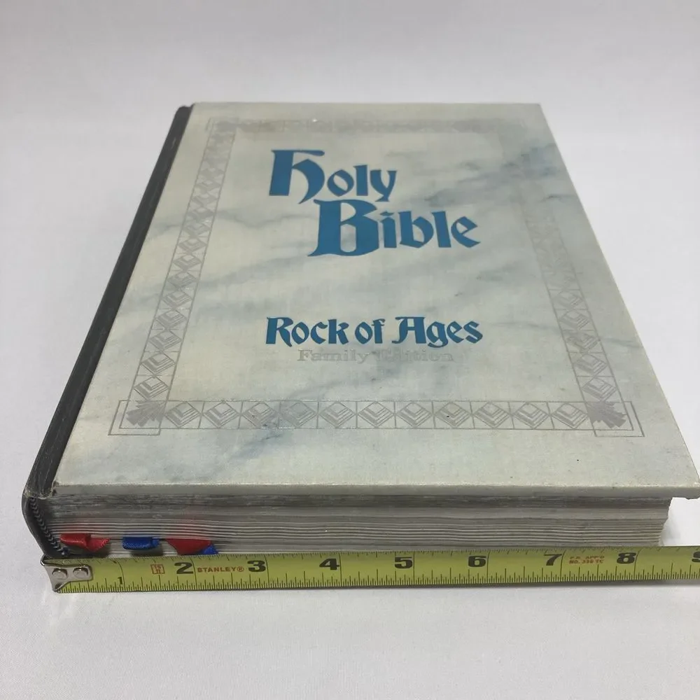Holy Bible Rock Of Ages Family Edition King James Version Heritage Publishers TX